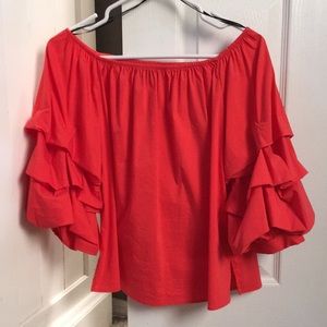 Zara off the shoulder top